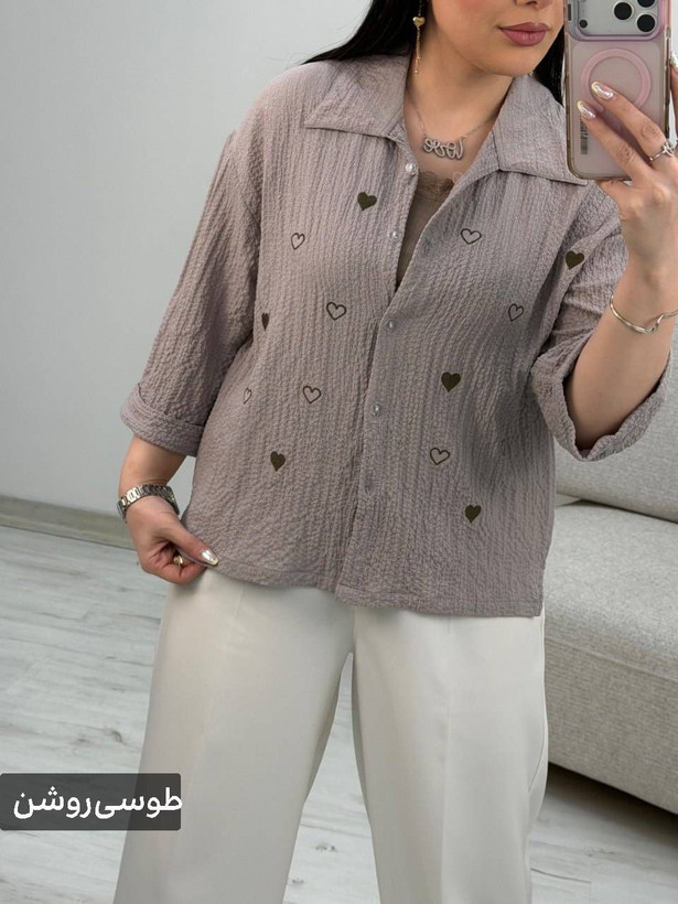 شومیز جاذبه قلبی