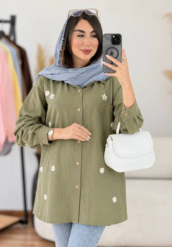 شومیز آسایش گل دار