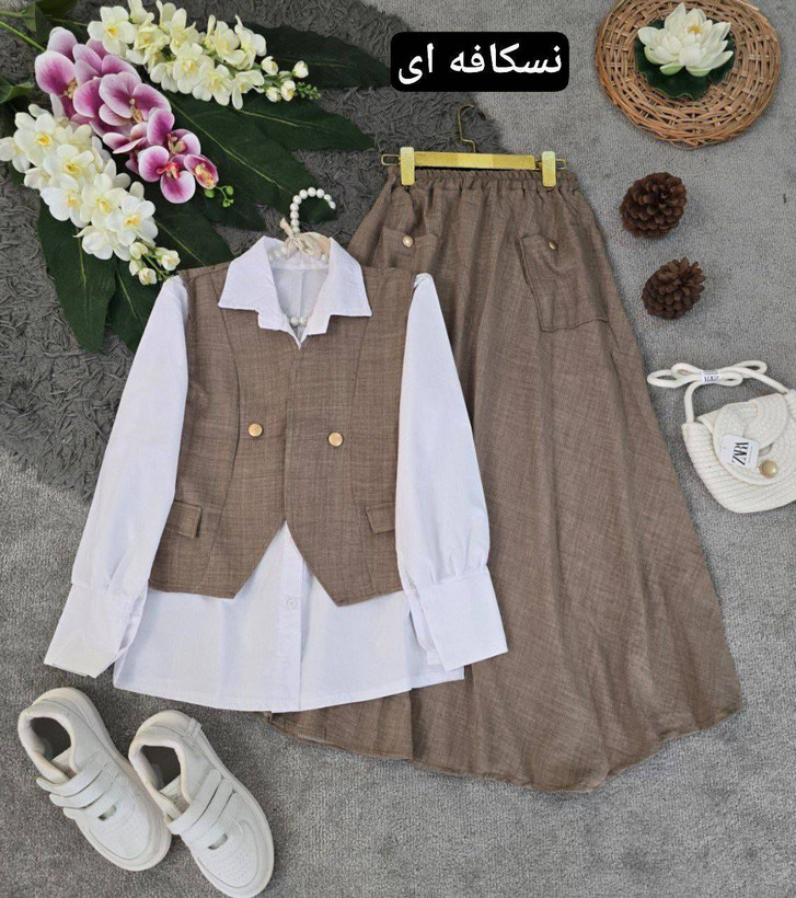 ست شومیز دامن جلیقه