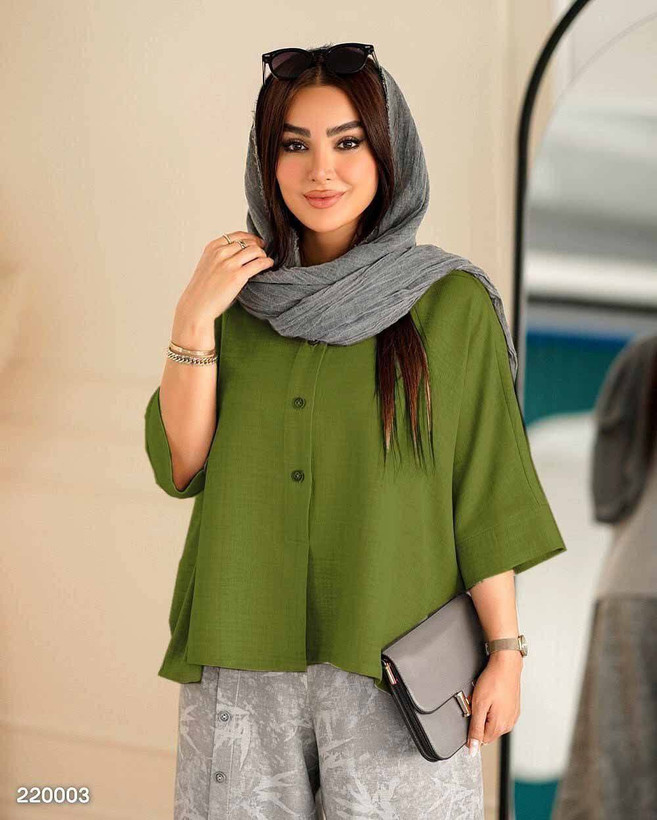 ست شومیز شلوار بانو