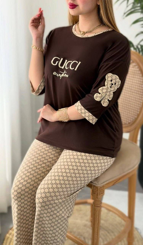 ست تیشرت شلوار گوچی