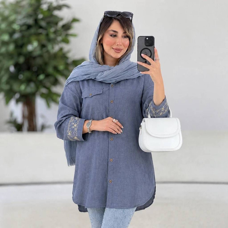 مانتو مچ گلدوزی سانیا