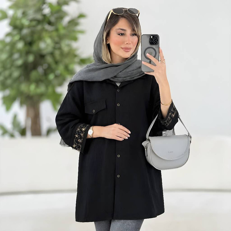 مانتو مچ گلدوزی سانیا