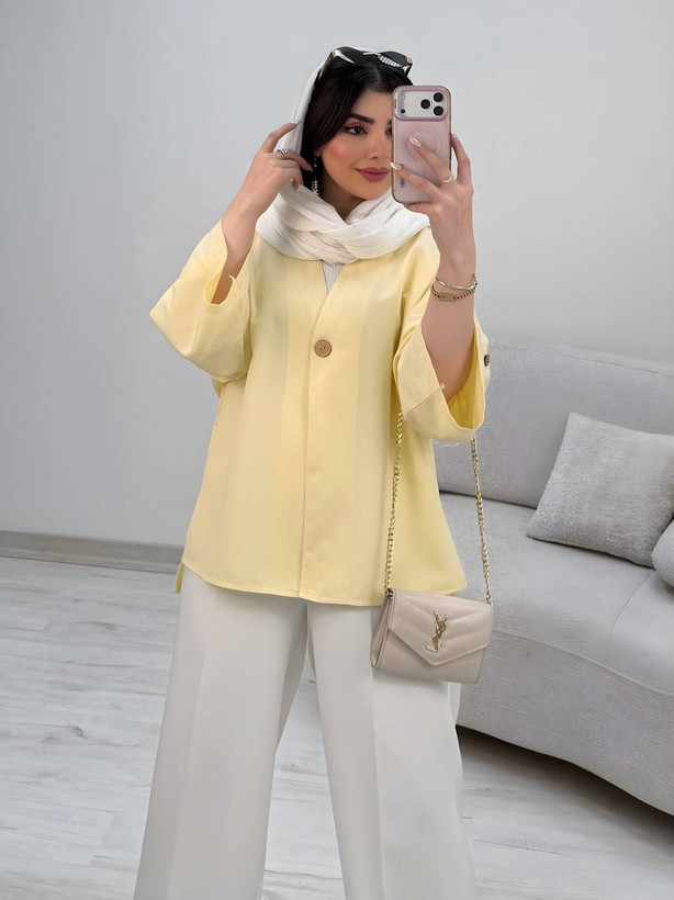 شومیز تک دکمه آهید