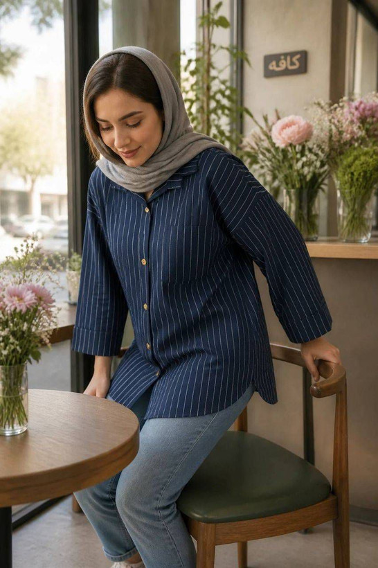 شومیز مانتویی ستاره 290