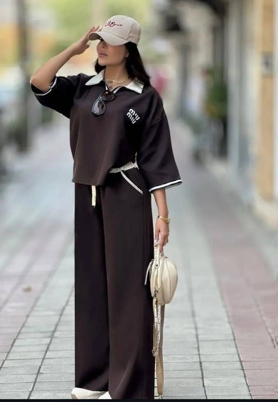 ست تیشرت و شلوار مازراتی miu miu