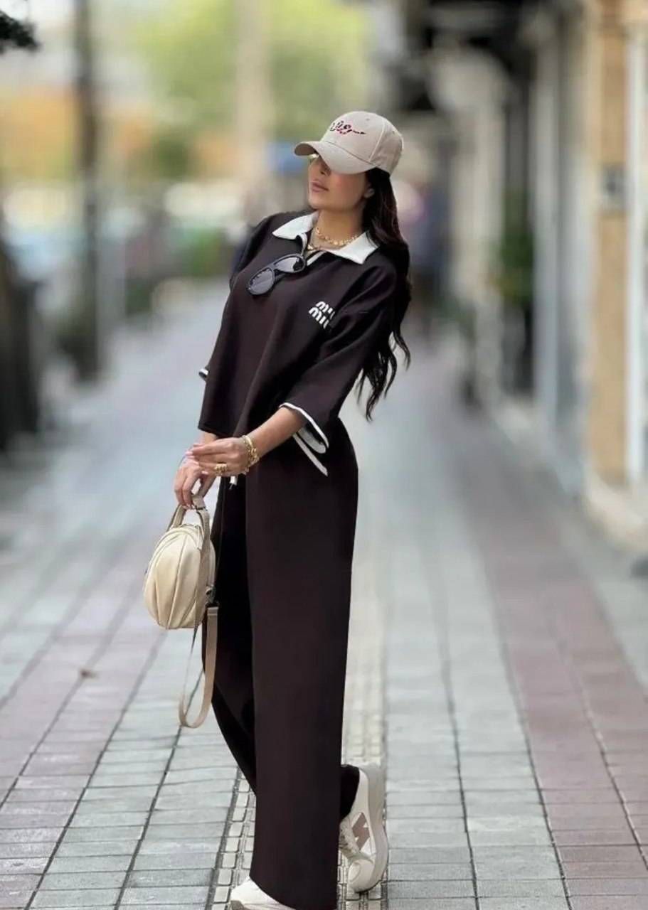 ست تیشرت و شلوار مازراتی miu miu