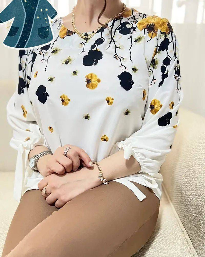 ست شومیز شلوار شکوفه