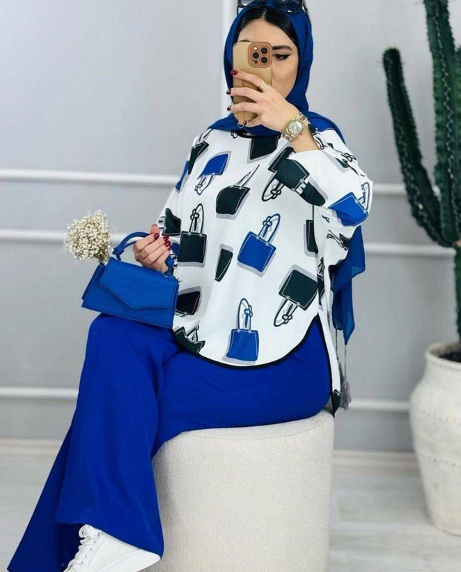 ست شومیز شلوار نجمه