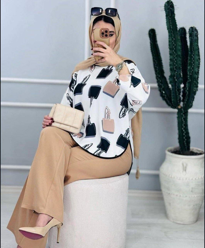 ست شومیز شلوار نجمه