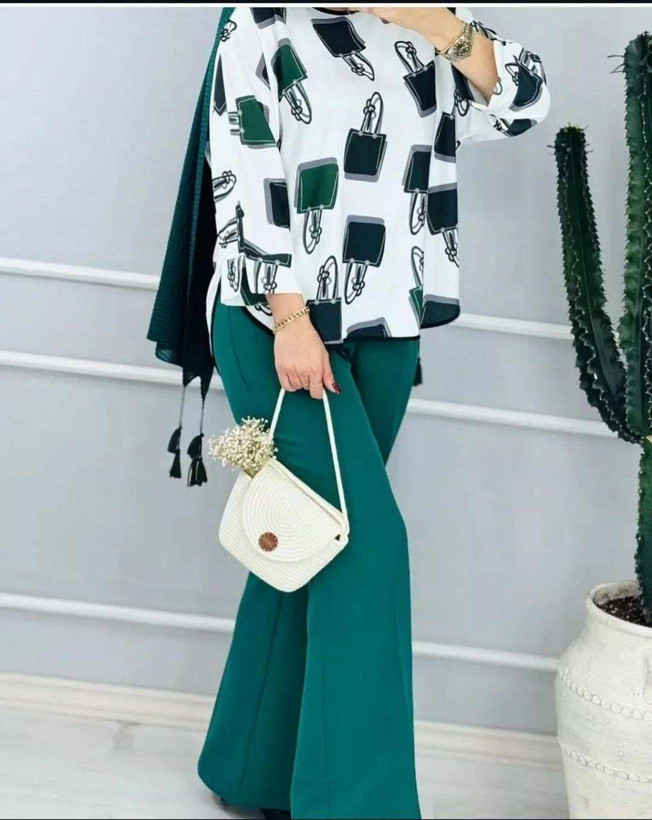 ست شومیز شلوار نجمه