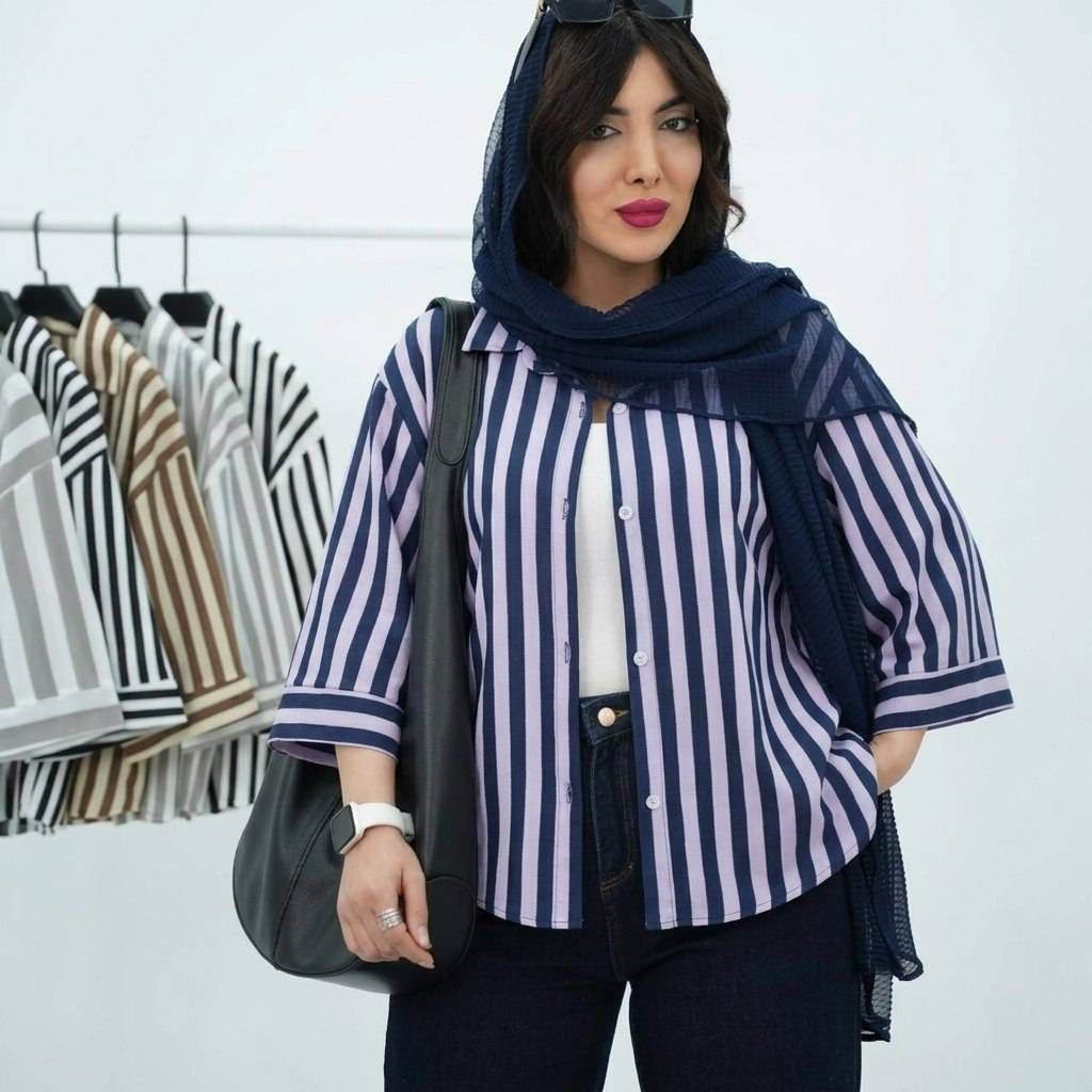 شومیز سها را راه راه