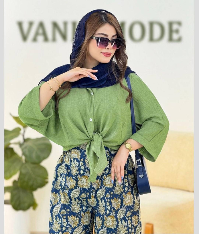شومیز گره ای تک