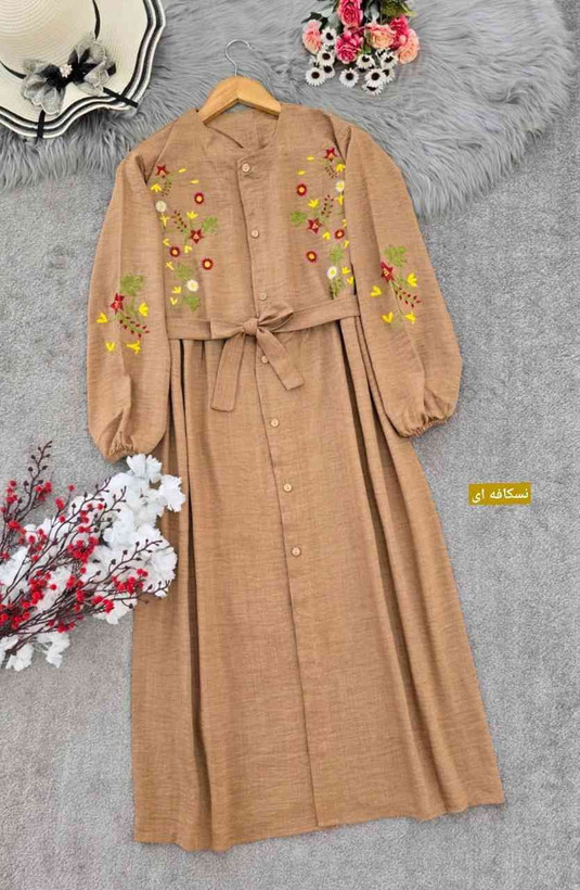 مانتو گلدوزی باران