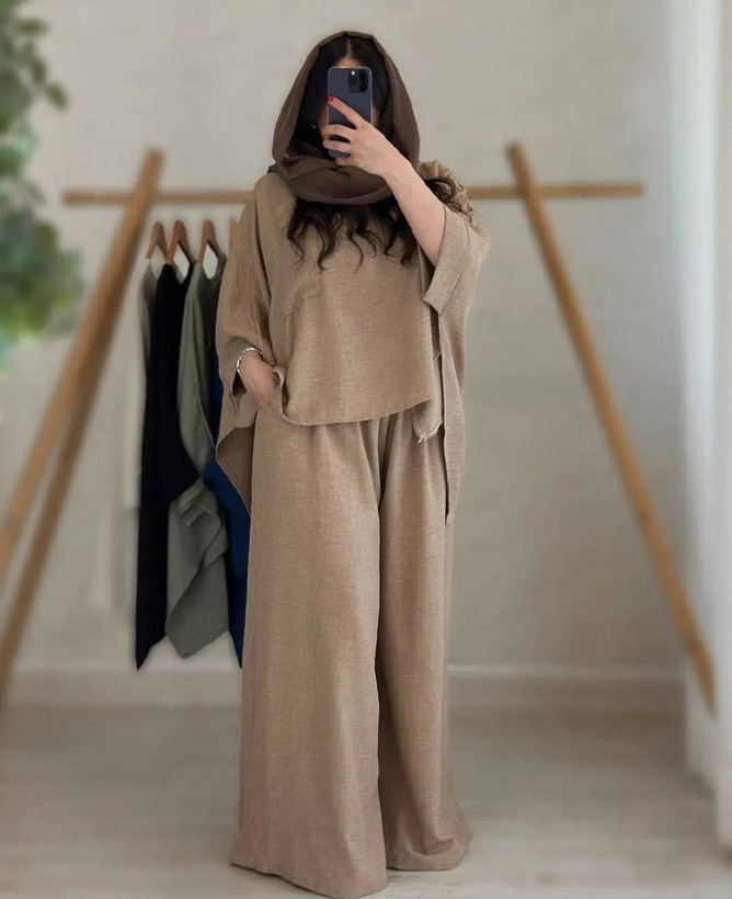 ست شومیز شلوار بگ