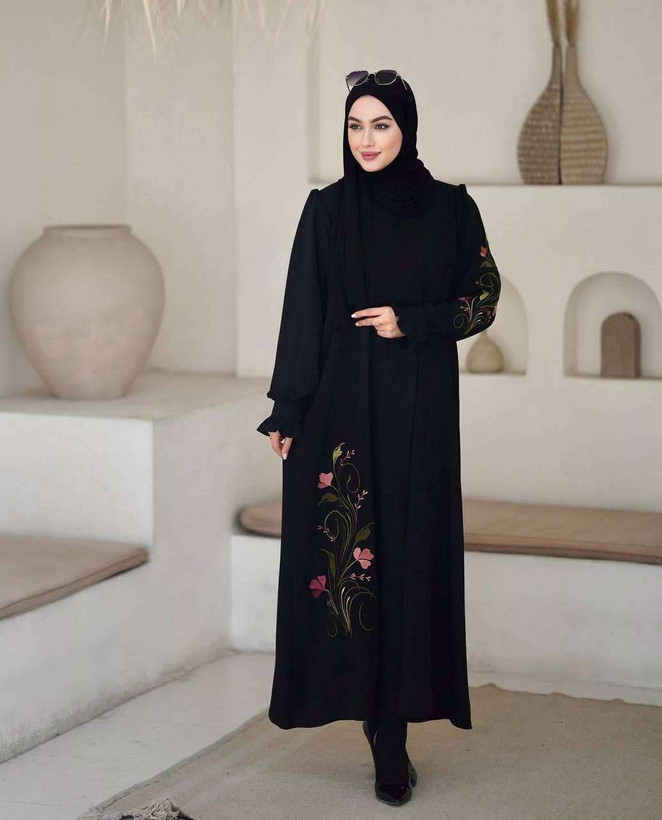 پیراهن عبایی ارکیده