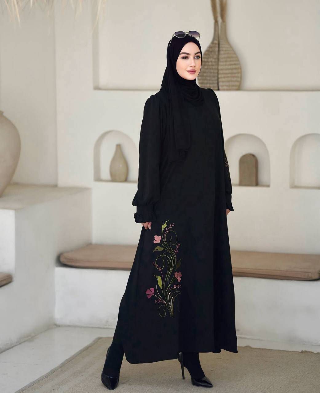 پیراهن عبایی ارکیده