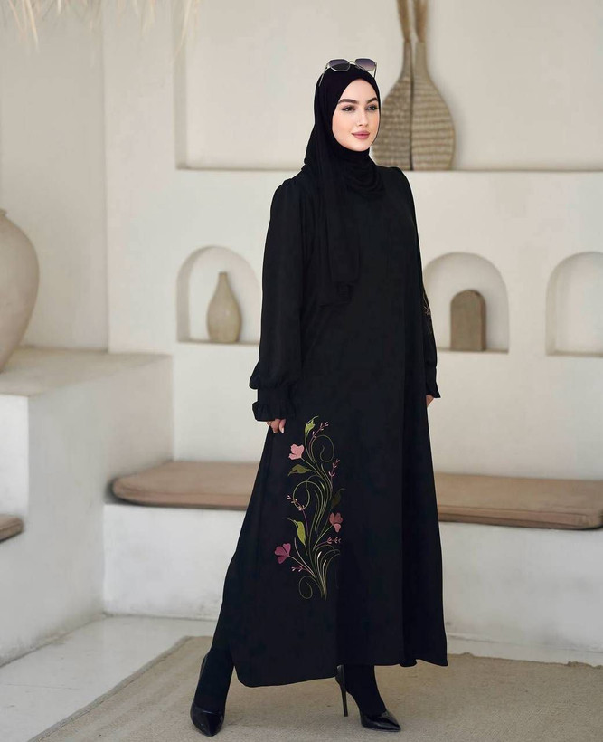 پیراهن عبایی ارکیده