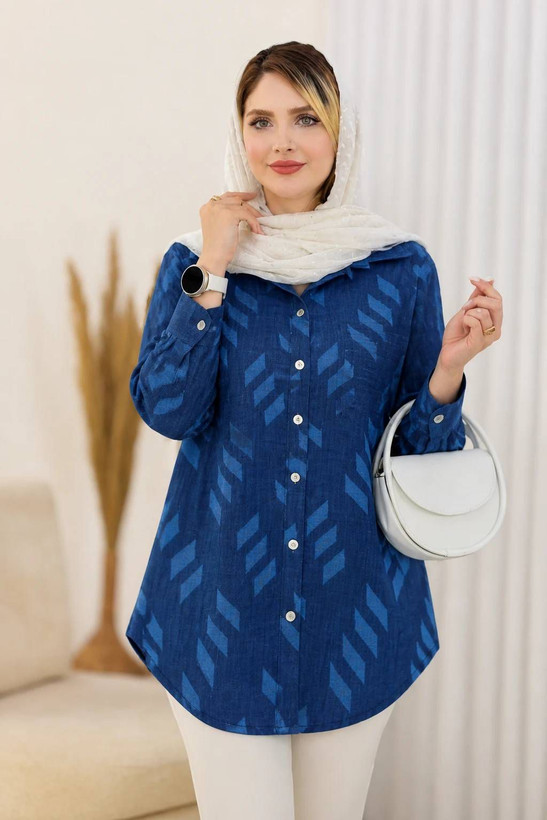 شومیز مانتویی کسمه