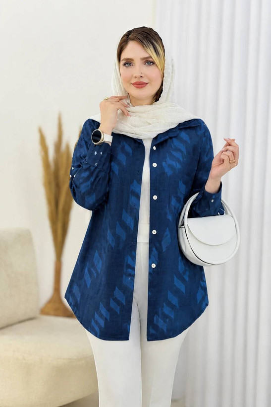 شومیز مانتویی کسمه