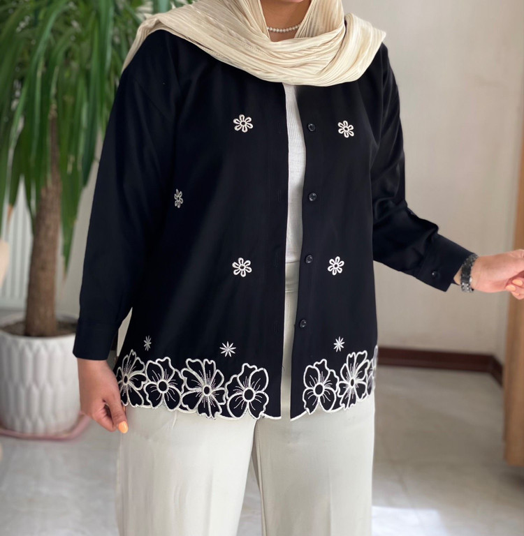 مانتو گلدوزی غزل
