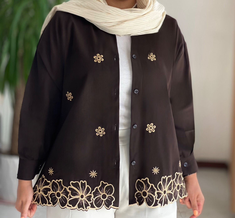 مانتو گلدوزی غزل