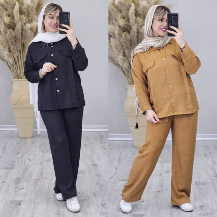 ست مانتو شلوار پانیذ