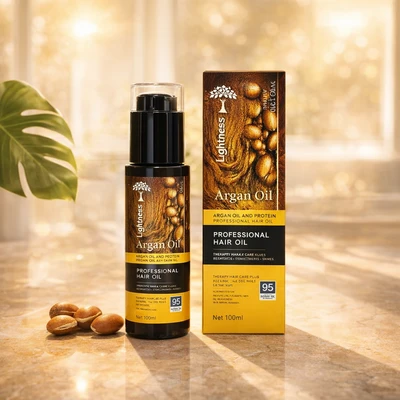 روغن آرگان لایتنس جلوگیری از موخوره و ضد ریزش