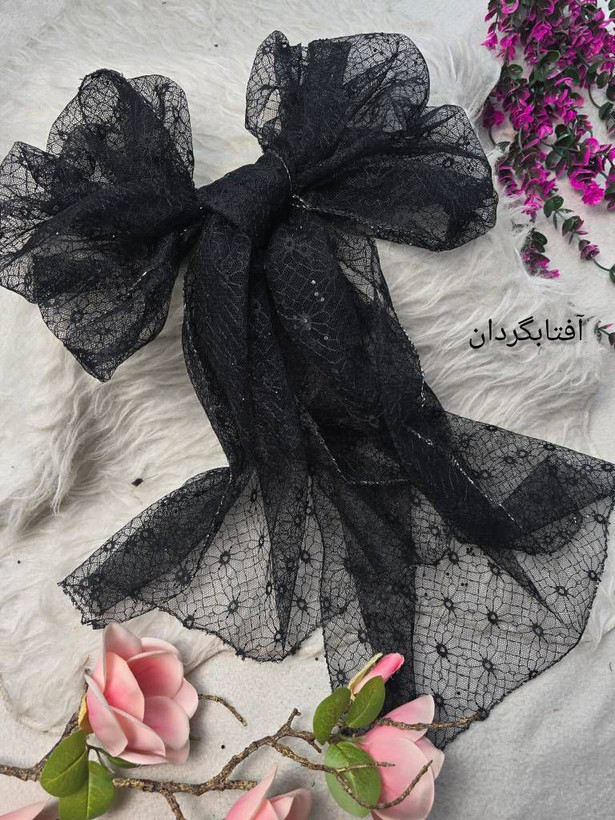 شال دانتل دور نقره