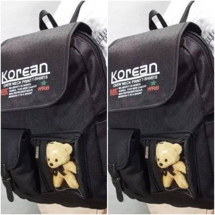 کوله همراه با عروسک تدی Korean