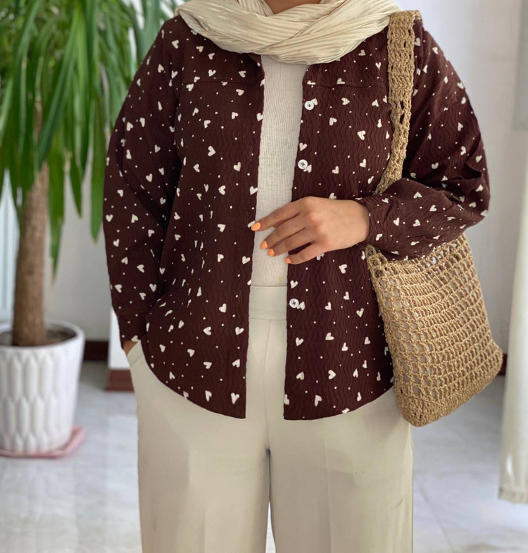 مانتو شومیز قلبی