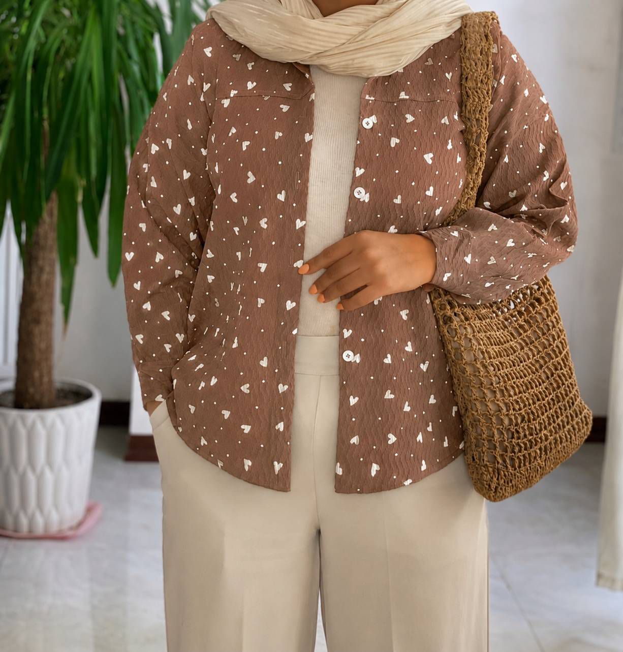 مانتو شومیز قلبی