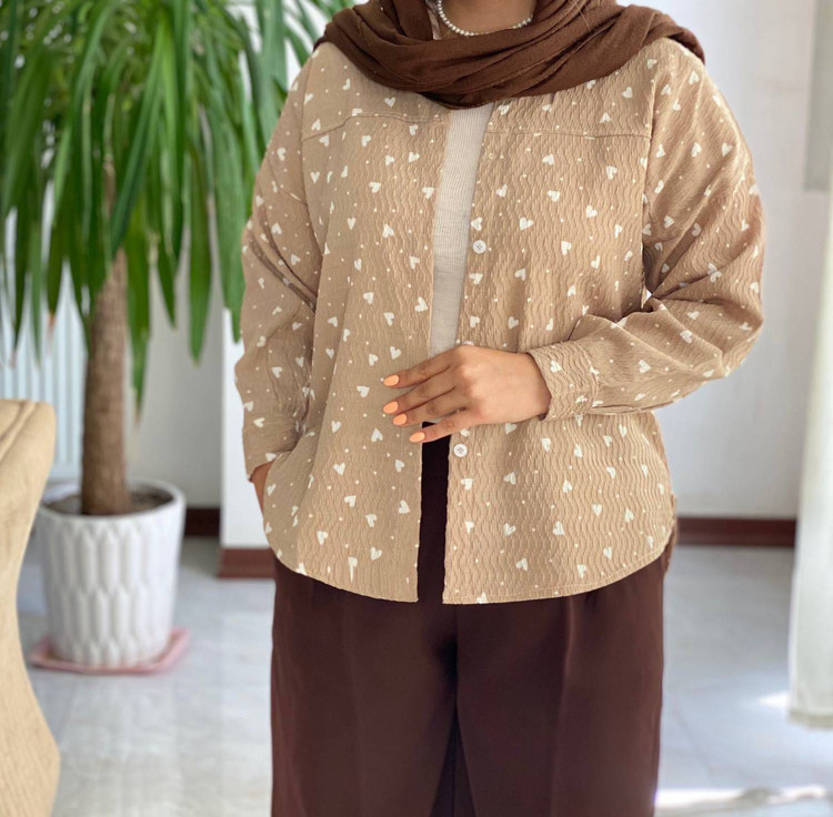 مانتو شومیز قلبی