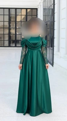 لباس مجلسی پرنسا | جنس ساتن زارا | قد کار 150 سانت