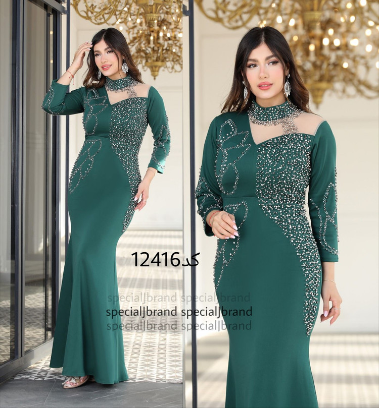 لباس مجلسی ماکسی مجلسی طناز | جنس غواصی گرم بالا | قد کار 155